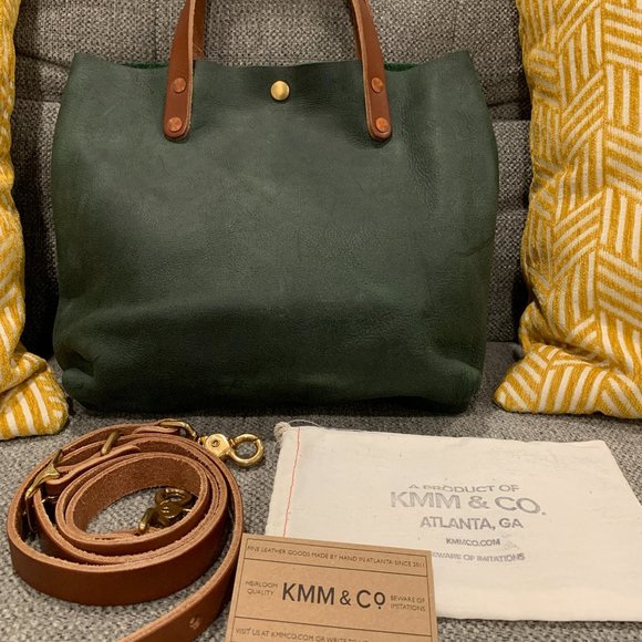 KMM & Co Handbags - KMM & Co Mini Tote in Green Kodiak